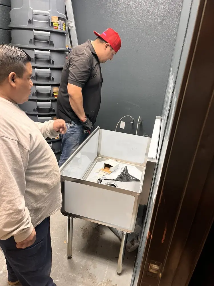 Commercial plumbing and sink installation in Fork Landing